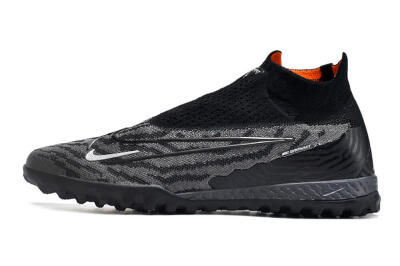 Nike Phantom GX Elite DF Link TF High-Tops Football Shoes - Black/White