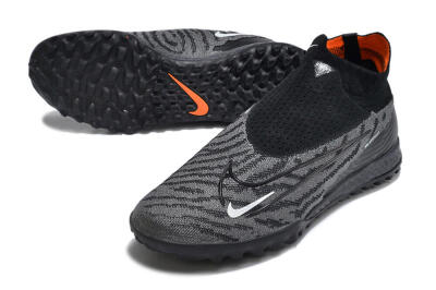 Nike Phantom GX Elite DF Link TF High-Tops Football Shoes - Black/White