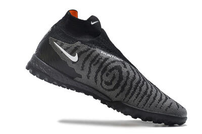 Nike Phantom GX Elite DF Link TF High-Tops Football Shoes - Black/White