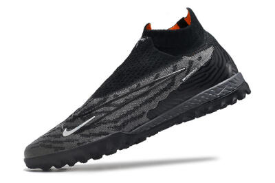 Nike Phantom GX Elite DF Link TF High-Tops Football Shoes - Black/White