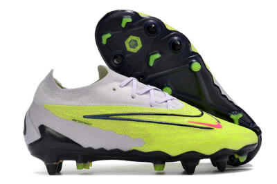 Nike Phantom GX Elite SG Low-Tops Football Boots - Grey/Yellow/Black