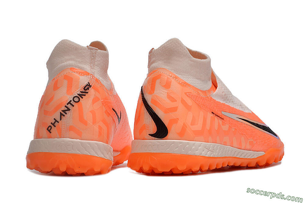 Nike Phantom GX Elite DF Link TF High-Tops Football Shoes - Orange/Pink/Black/Purple 6