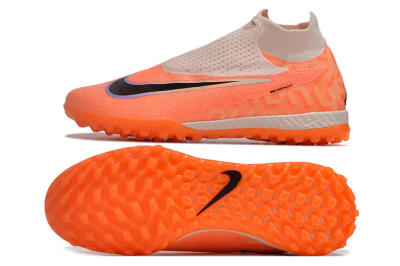 Nike Phantom GX Elite DF Link TF High-Tops Football Shoes - Orange/Pink/Black/Purple