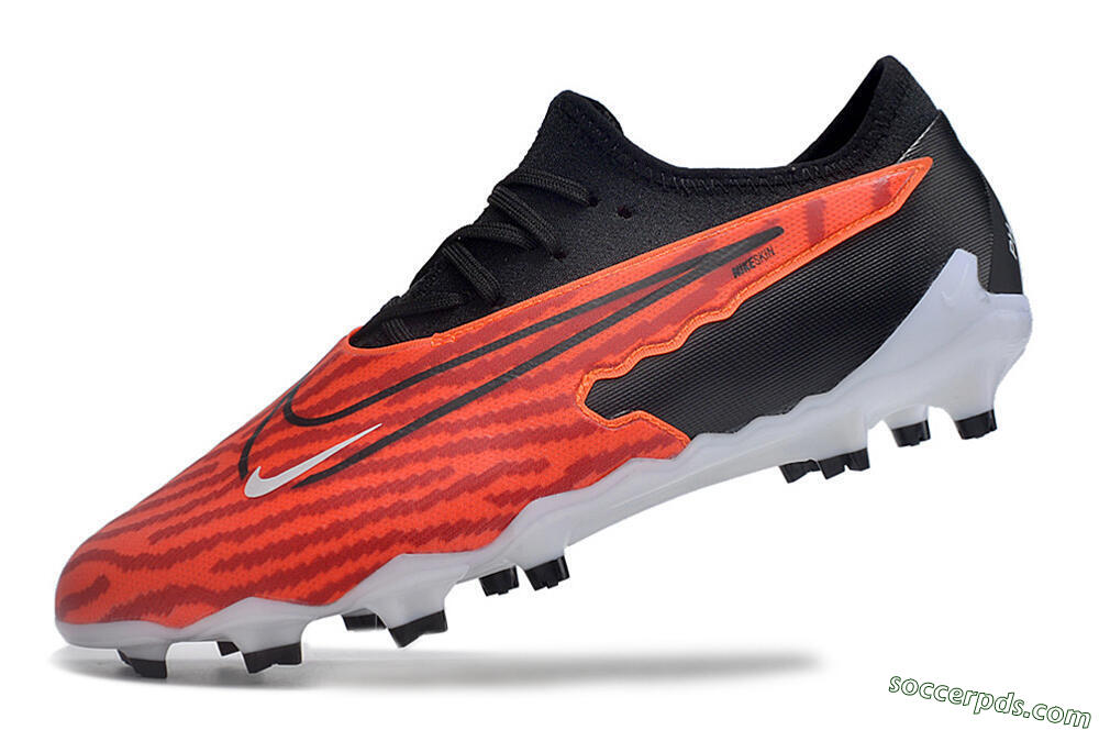 Nike Phantom GX Academy FG Low-Tops Football Boots - Red/Black/White 5