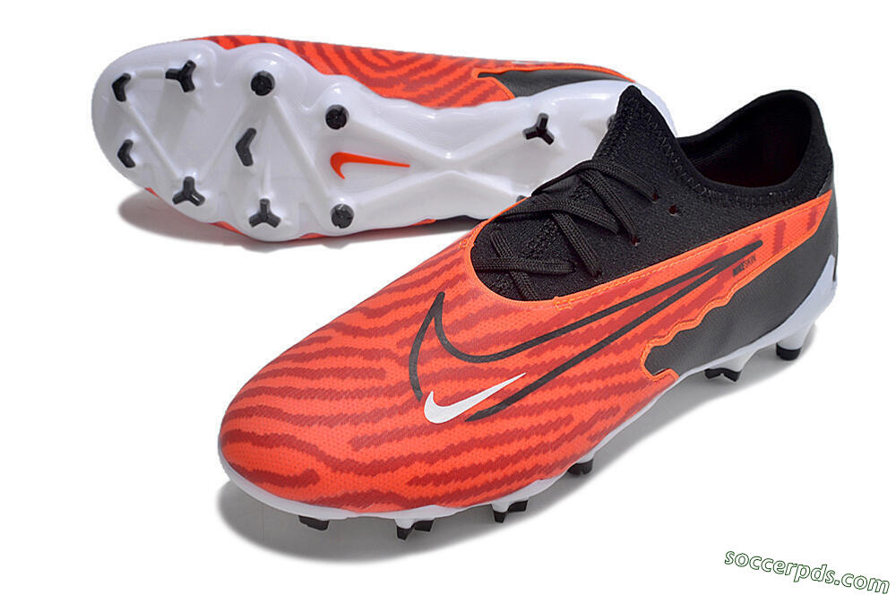 Nike Phantom GX Academy FG Low-Tops Football Boots - Red/Black/White 3