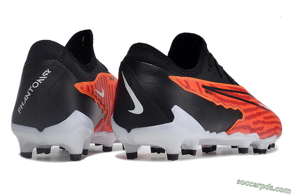 Nike Phantom GX Academy FG Low-Tops Football Boots - Red/Black/White 6