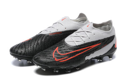 Nike Phantom GX Elite FG Low-Tops Football Boots - Black/White/Red