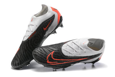 Nike Phantom GX Elite FG Low-Tops Football Boots - Black/White/Red