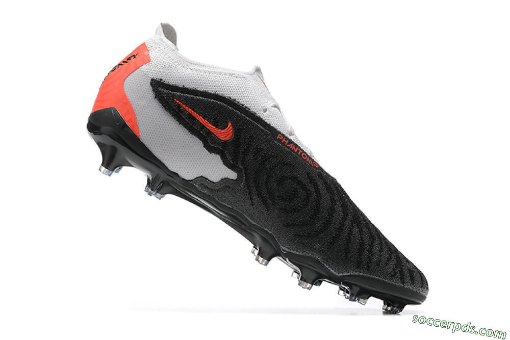 Nike Phantom GX Elite FG Low-Tops Football Boots - Black/White/Red 7