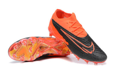 Nike Phantom GX Elite FG Low-Tops Football Boots - Orange/Black/Grey