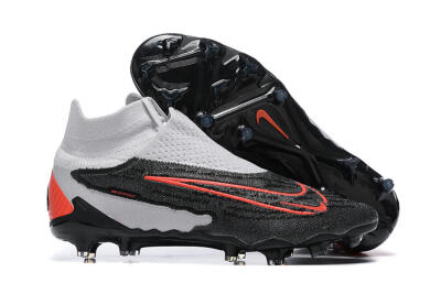 Nike Phantom GX Elite FG High-Tops Football Boots - Black/White/Red