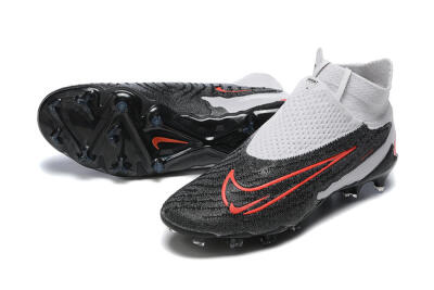 Nike Phantom GX Elite FG High-Tops Football Boots - Black/White/Red