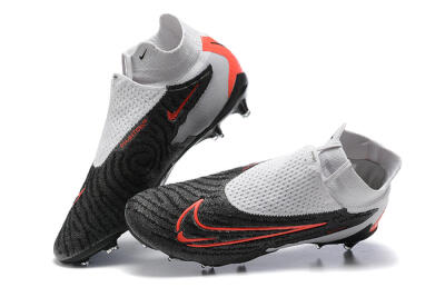 Nike Phantom GX Elite FG High-Tops Football Boots - Black/White/Red