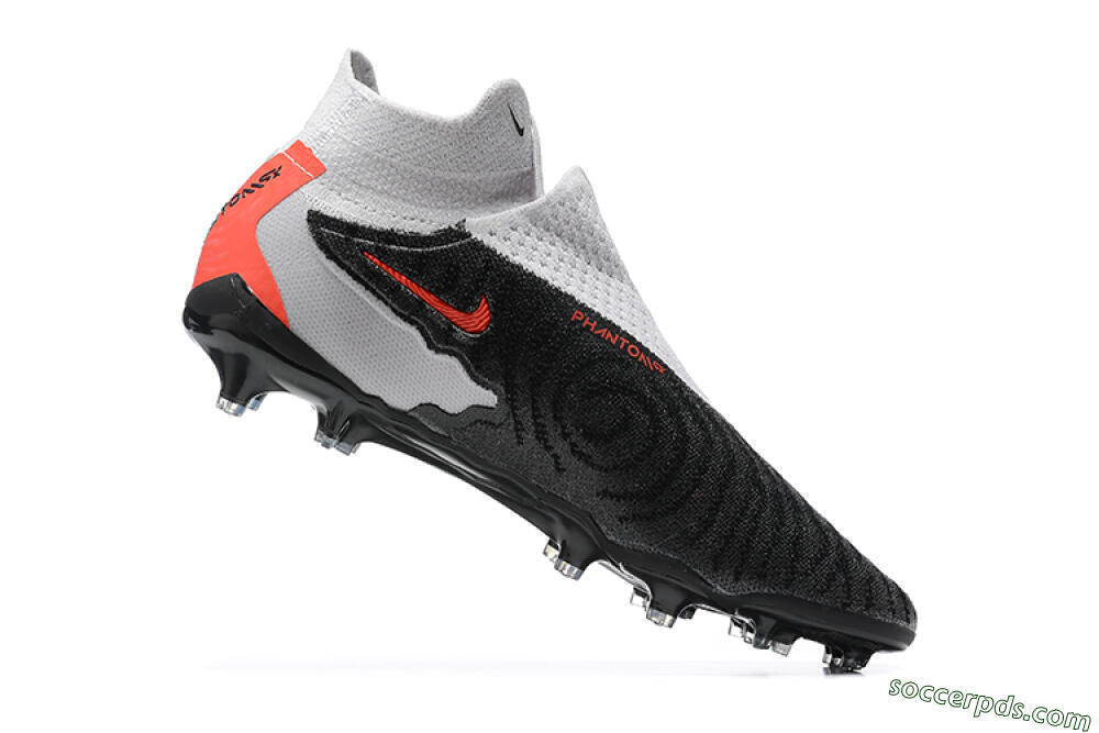 Nike Phantom GX Elite FG High-Tops Football Boots - Black/White/Red 7
