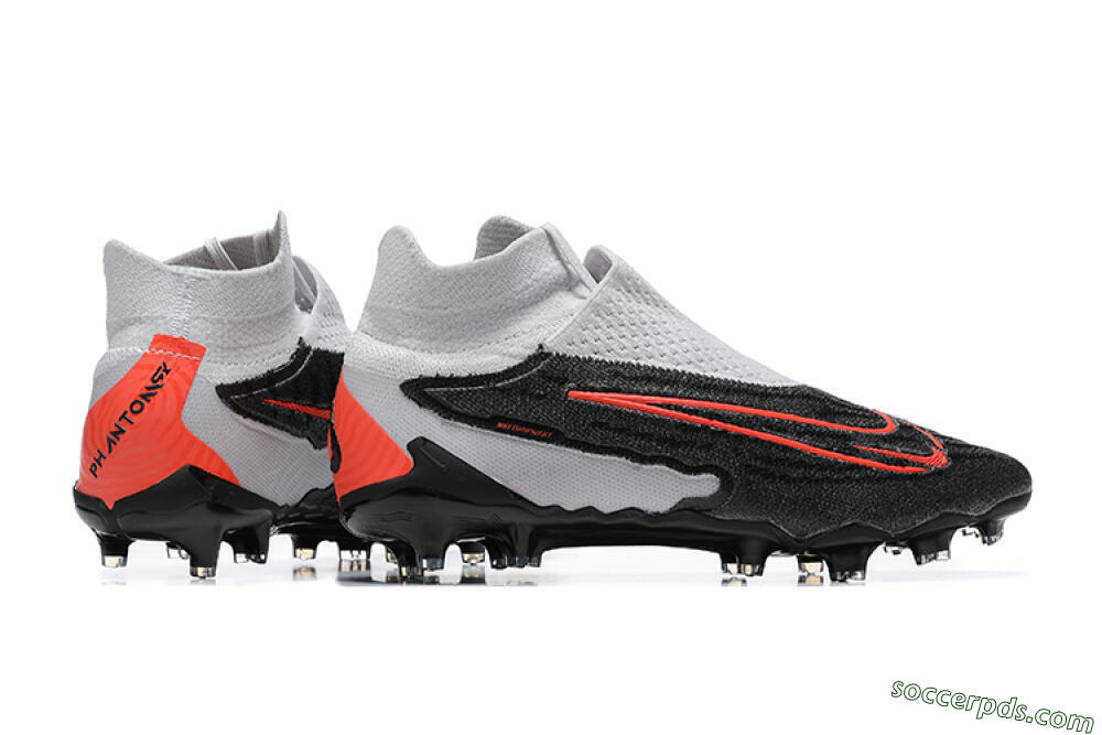Nike Phantom GX Elite FG High-Tops Football Boots - Black/White/Red 9