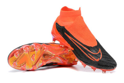 Nike Phantom GX Elite FG High-Tops Football Boots - Orange/Black/Grey