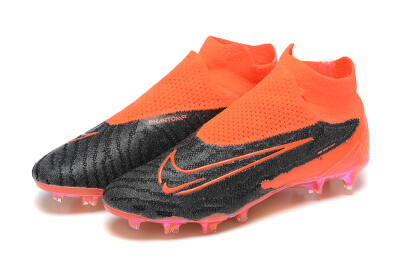 Nike Phantom GX Elite FG High-Tops Football Boots - Orange/Black/Grey