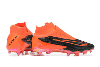 Nike Phantom GX Elite FG High-Tops Football Boots - Orange/Black/Grey