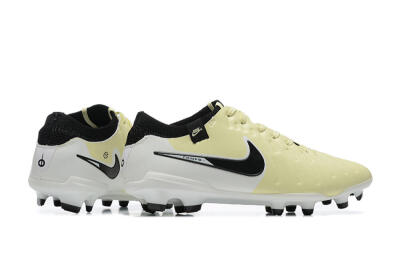 Nike Tiempo Legend 10 Elite FG Low-Tops Football Boots - Beige/White/Black