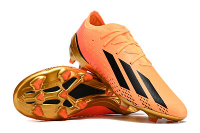 Adidas X Speedportal .1 2022 World Cup Boots FG Low-Tops Football Boots - Orange/Black/Gold