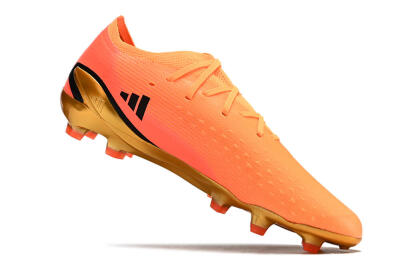 Adidas X Speedportal .1 2022 World Cup Boots FG Low-Tops Football Boots - Orange/Black/Gold