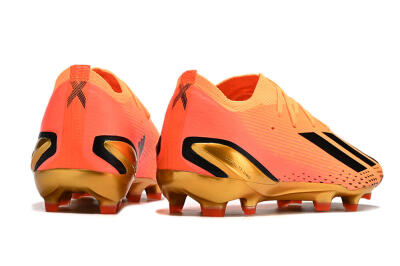 Adidas X Speedportal .1 2022 World Cup Boots FG Low-Tops Football Boots - Orange/Black/Gold