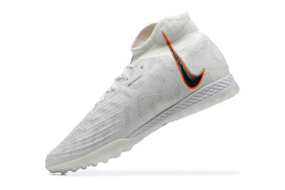 Nike Phantom GX DF Elite TF High-Tops Football Shoes - White/Black/Orange