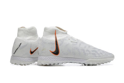 Nike Phantom GX DF Elite TF High-Tops Football Shoes - White/Black/Orange