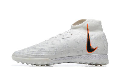 Nike Phantom GX DF Elite TF High-Tops Football Shoes - White/Black/Orange