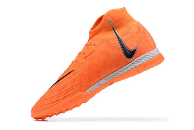 Nike Phantom GX DF Elite TF High-Tops Football Shoes - Orange/Silver/Black