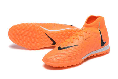 Nike Phantom GX DF Elite TF High-Tops Football Shoes - Orange/Silver/Black
