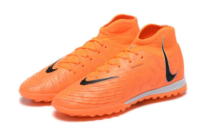 Nike Phantom GX DF Elite TF High-Tops Football Shoes - Orange/Silver/Black
