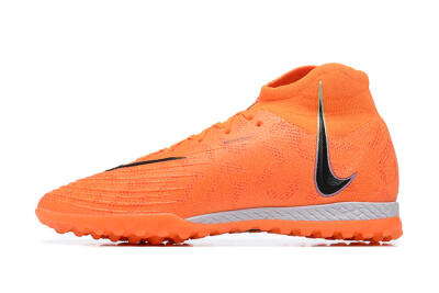 Nike Phantom GX DF Elite TF High-Tops Football Shoes - Orange/Silver/Black