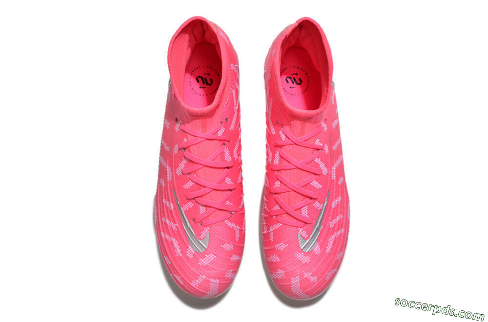 Nike Phantom Luna Elite FG High-Tops Football Boots - Red/Silver/White 4