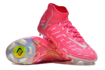 Nike Phantom Luna Elite FG High-Tops Football Boots - Red/Silver/White