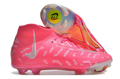 Nike Phantom Luna Elite FG High-Tops Football Boots - Red/Silver/White