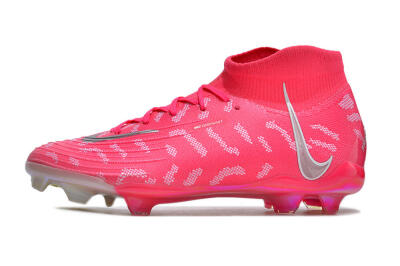 Nike Phantom Luna Elite FG High-Tops Football Boots - Red/Silver/White