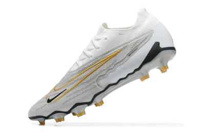 Nike Phantom GX Elite FG Low-Tops Football Boots - Grey/White/Gold