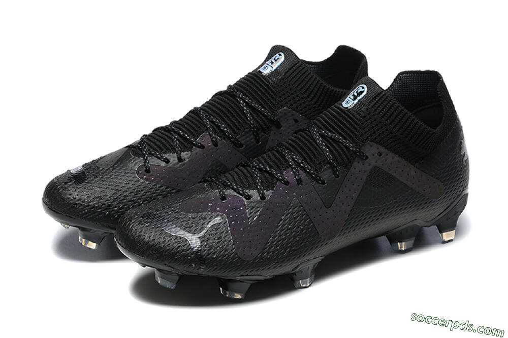 Puma Future Ultimate FG Low-Tops Football Boots - Black/Black 9
