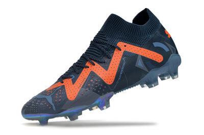Puma Future Ultimate DNA FG Low-Tops Football Boots - Blue/Orange