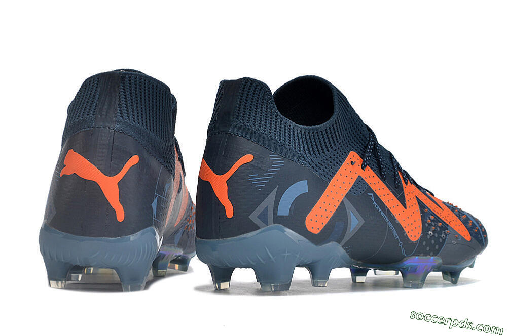 Puma Future Ultimate DNA FG Low-Tops Football Boots - Blue/Orange 6