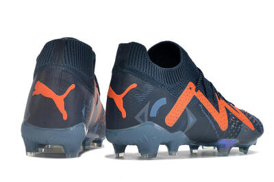 Puma Future Ultimate DNA FG Low-Tops Football Boots - Blue/Orange