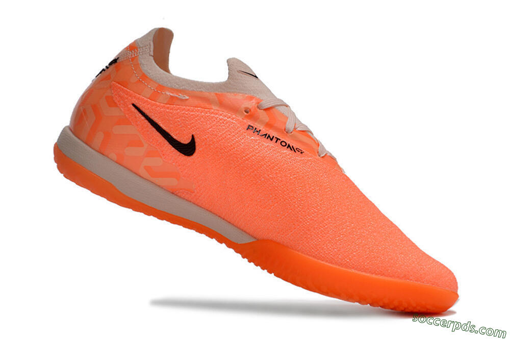 Nike Phantom GX Elite IC Low-Tops Football Shoes - Orange/Black/Purple 4