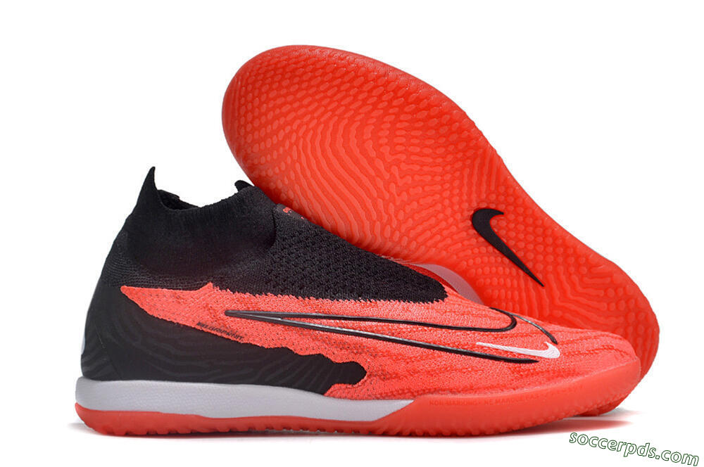 Nike Phantom GX Elite DF Link IC Low-Tops Football Shoes - Red/Black/White 1