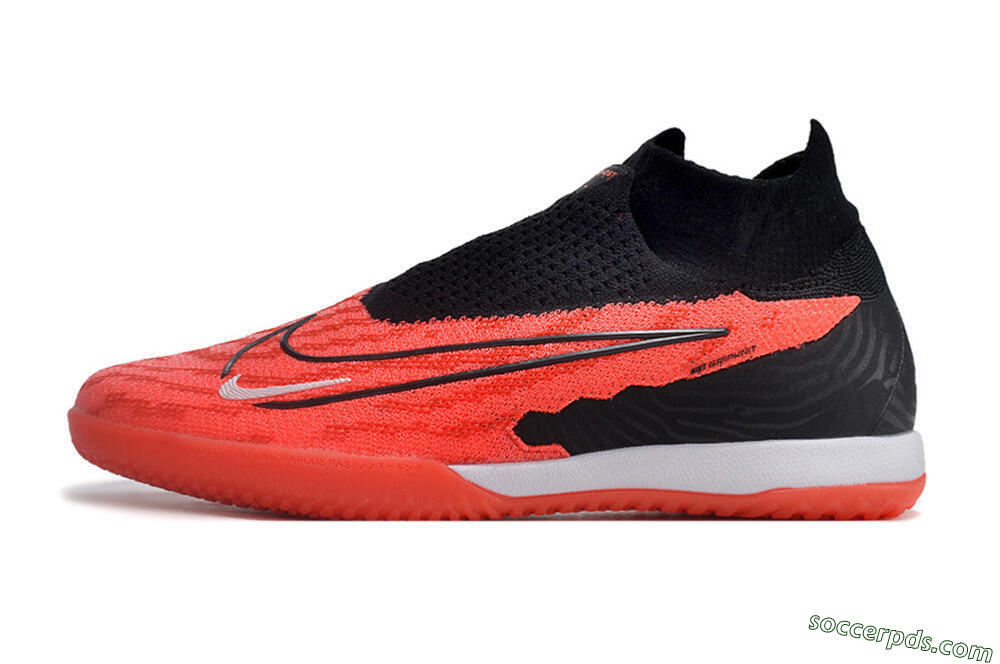 Nike Phantom GX Elite DF Link IC Low-Tops Football Shoes - Red/Black/White 2