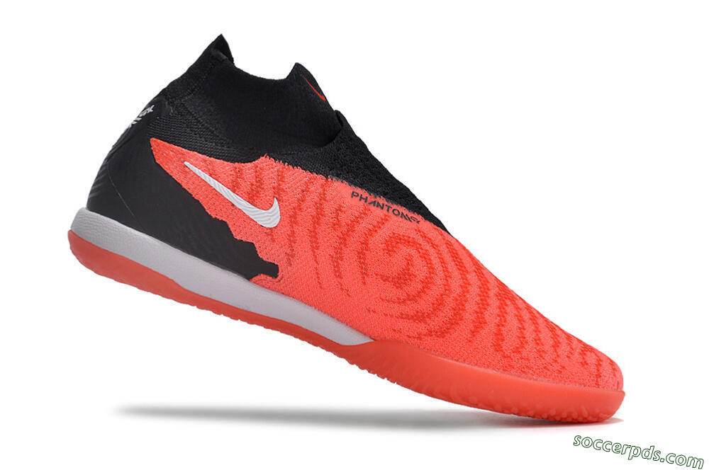 Nike Phantom GX Elite DF Link IC Low-Tops Football Shoes - Red/Black/White 4