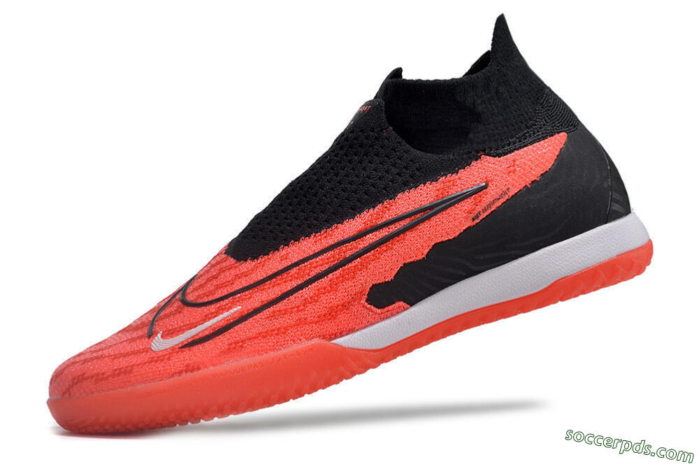 Nike Phantom GX Elite DF Link IC Low-Tops Football Shoes - Red/Black/White 5