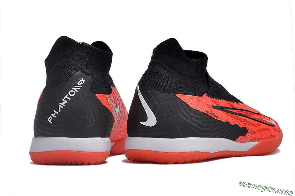 Nike Phantom GX Elite DF Link IC Low-Tops Football Shoes - Red/Black/White 6