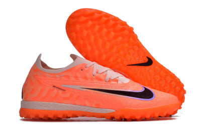Nike Phantom GX Elite TF Low-Tops Football Shoes - Orange/Black/Purple