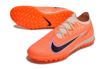 Nike Phantom GX Elite TF Low-Tops Football Shoes - Orange/Black/Purple